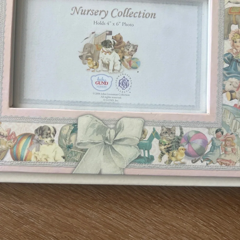 Baby Gund Nursery Collection John Grossman 4x6 Picture Frame Precious Victorian